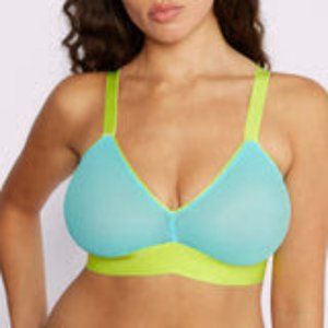 PARADE triangle silky mesh  MOJITO bralette, discontinued color, size 3